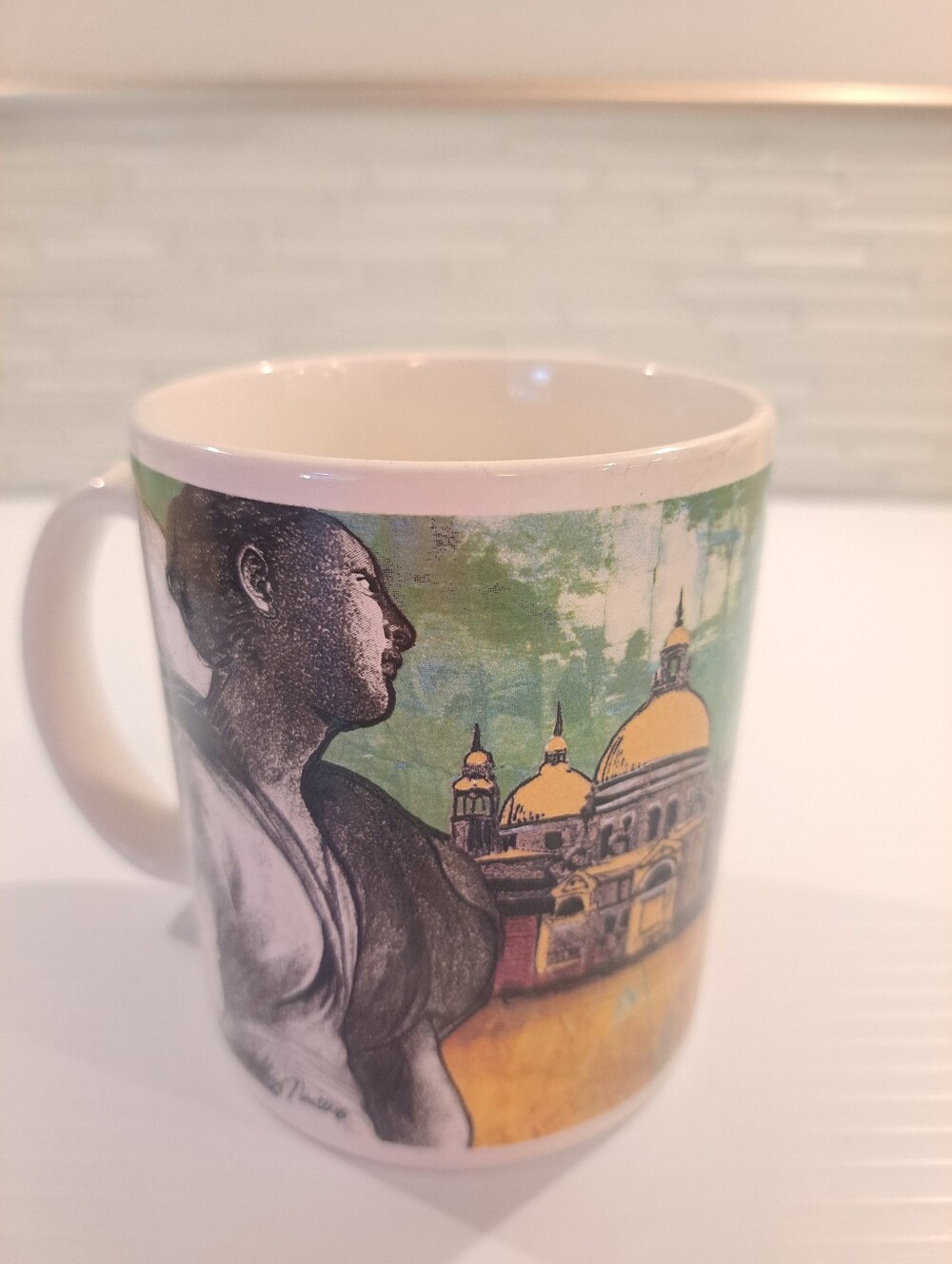 Buon Giorno Coffee Cup, Shelly Masters Coffee Mug, Fine Art Rome Italy - Picture 3 of 9